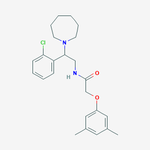 N-[2-(azepan-1-yl)-2-(2-chlorophenyl)ethyl]-2-(3,5-dimethylphenoxy)acetamide