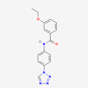 molecular formula C16H15N5O2 B11349256 3-ethoxy-N-[4-(1H-tetrazol-1-yl)phenyl]benzamide 