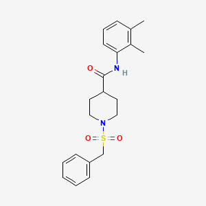 molecular formula C21H26N2O3S B11349408 1-(benzylsulfonyl)-N-(2,3-dimethylphenyl)piperidine-4-carboxamide 