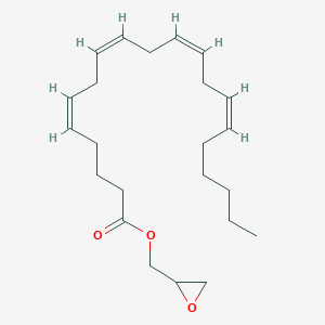 molecular formula C23H36O3 B113495 5Z,8Z,11Z,14Z-二十碳四烯酸，环氧甲基酯 CAS No. 439146-24-4
