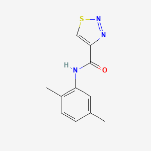 molecular formula C11H11N3OS B11349508 N-(2,5-dimethylphenyl)-1,2,3-thiadiazole-4-carboxamide 