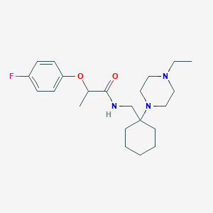 N-{[1-(4-ethylpiperazin-1-yl)cyclohexyl]methyl}-2-(4-fluorophenoxy)propanamide