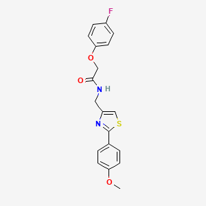 2-(4-fluorophenoxy)-N-{[2-(4-methoxyphenyl)-1,3-thiazol-4-yl]methyl}acetamide