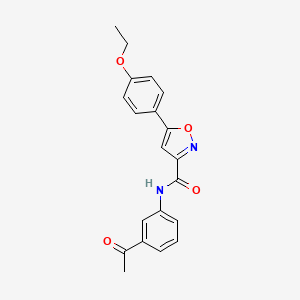 N-(3-acetylphenyl)-5-(4-ethoxyphenyl)-1,2-oxazole-3-carboxamide