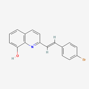 2-[(E)-2-(4-bromophenyl)vinyl]quinolin-8-ol