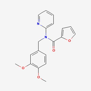 N-(3,4-dimethoxybenzyl)-N-(pyridin-2-yl)furan-2-carboxamide