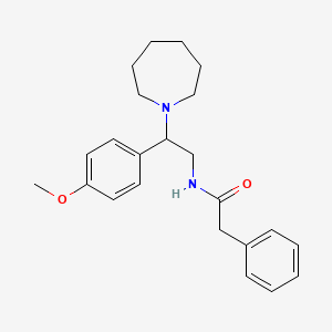 N-[2-(azepan-1-yl)-2-(4-methoxyphenyl)ethyl]-2-phenylacetamide