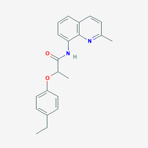 2-(4-ethylphenoxy)-N-(2-methylquinolin-8-yl)propanamide