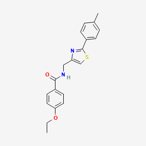 4-ethoxy-N-{[2-(4-methylphenyl)-1,3-thiazol-4-yl]methyl}benzamide