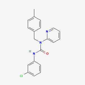 3-(3-Chlorophenyl)-1-(4-methylbenzyl)-1-pyridin-2-ylurea