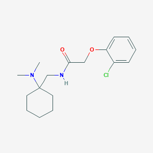 2-(2-chlorophenoxy)-N-{[1-(dimethylamino)cyclohexyl]methyl}acetamide