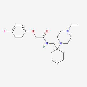 N-{[1-(4-ethylpiperazin-1-yl)cyclohexyl]methyl}-2-(4-fluorophenoxy)acetamide