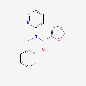 N-(4-methylbenzyl)-N-(pyridin-2-yl)furan-2-carboxamide