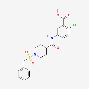 Methyl 5-({[1-(benzylsulfonyl)piperidin-4-yl]carbonyl}amino)-2-chlorobenzoate