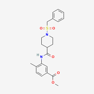 Methyl 3-({[1-(benzylsulfonyl)piperidin-4-yl]carbonyl}amino)-4-methylbenzoate