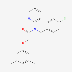 N-(4-chlorobenzyl)-2-(3,5-dimethylphenoxy)-N-(pyridin-2-yl)acetamide