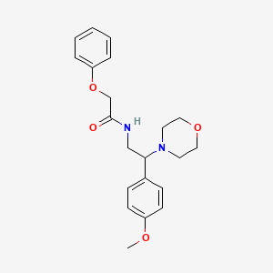 N-[2-(4-methoxyphenyl)-2-morpholin-4-ylethyl]-2-phenoxyacetamide