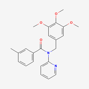 3-methyl-N-(pyridin-2-yl)-N-(3,4,5-trimethoxybenzyl)benzamide