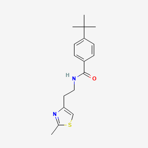 4-tert-butyl-N-[2-(2-methyl-1,3-thiazol-4-yl)ethyl]benzamide