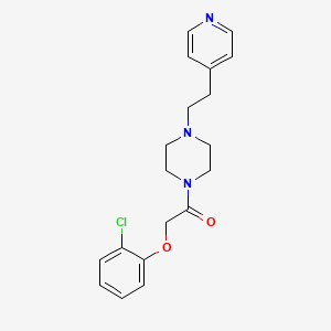 2-(2-Chlorophenoxy)-1-{4-[2-(pyridin-4-yl)ethyl]piperazin-1-yl}ethanone