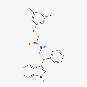 molecular formula C26H26N2O2 B11350727 2-(3,5-dimethylphenoxy)-N-[2-(1H-indol-3-yl)-2-phenylethyl]acetamide 