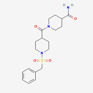 1-{[1-(Benzylsulfonyl)piperidin-4-yl]carbonyl}piperidine-4-carboxamide