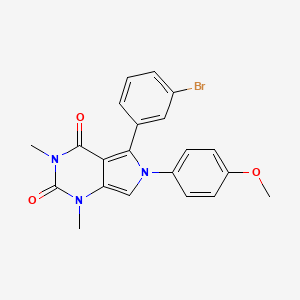 5-(3-bromophenyl)-6-(4-methoxyphenyl)-1,3-dimethyl-1H-pyrrolo[3,4-d]pyrimidine-2,4(3H,6H)-dione