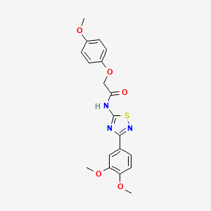 N-[3-(3,4-dimethoxyphenyl)-1,2,4-thiadiazol-5-yl]-2-(4-methoxyphenoxy)acetamide