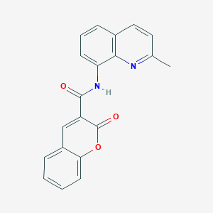 N-(2-methylquinolin-8-yl)-2-oxo-2H-chromene-3-carboxamide