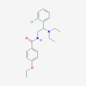 N-[2-(2-chlorophenyl)-2-(diethylamino)ethyl]-4-ethoxybenzamide