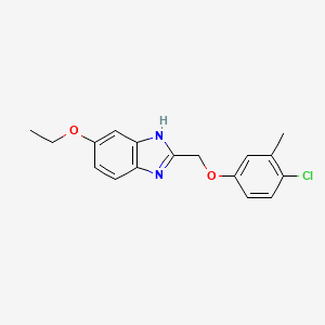 2-[(4-chloro-3-methylphenoxy)methyl]-5-ethoxy-1H-benzimidazole