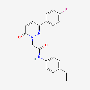 N-(4-ethylphenyl)-2-(3-(4-fluorophenyl)-6-oxopyridazin-1(6H)-yl)acetamide