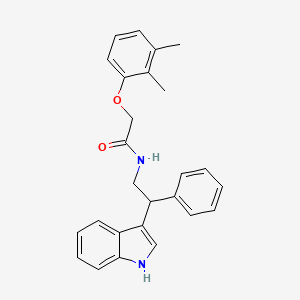 molecular formula C26H26N2O2 B11351068 2-(2,3-dimethylphenoxy)-N-[2-(1H-indol-3-yl)-2-phenylethyl]acetamide 