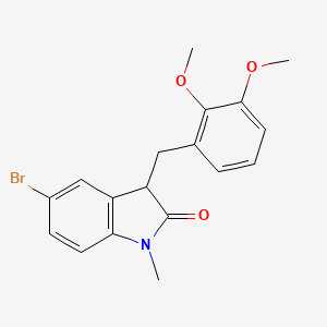 5-bromo-3-(2,3-dimethoxybenzyl)-1-methyl-1,3-dihydro-2H-indol-2-one