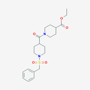 Ethyl 1-{[1-(benzylsulfonyl)piperidin-4-yl]carbonyl}piperidine-4-carboxylate