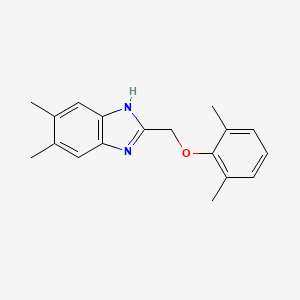 2-[(2,6-dimethylphenoxy)methyl]-5,6-dimethyl-1H-benzimidazole