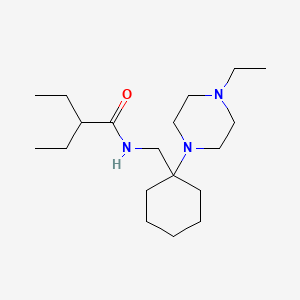 2-ethyl-N-{[1-(4-ethylpiperazin-1-yl)cyclohexyl]methyl}butanamide