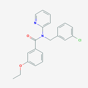 N-(3-chlorobenzyl)-3-ethoxy-N-(pyridin-2-yl)benzamide