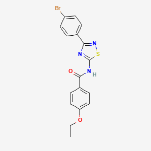 N-[3-(4-bromophenyl)-1,2,4-thiadiazol-5-yl]-4-ethoxybenzamide