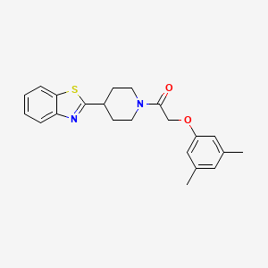 1-[4-(1,3-Benzothiazol-2-yl)piperidin-1-yl]-2-(3,5-dimethylphenoxy)ethanone