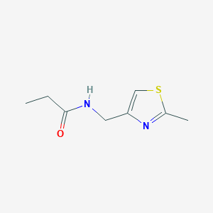 N-[(2-methyl-1,3-thiazol-4-yl)methyl]propanamide