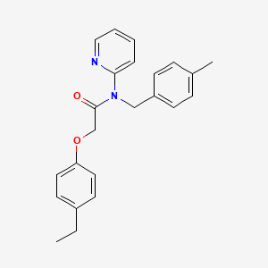 molecular formula C23H24N2O2 B11351378 2-(4-ethylphenoxy)-N-(4-methylbenzyl)-N-(pyridin-2-yl)acetamide 