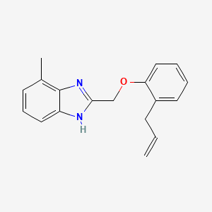 4-methyl-2-{[2-(prop-2-en-1-yl)phenoxy]methyl}-1H-benzimidazole