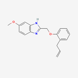 5-methoxy-2-{[2-(prop-2-en-1-yl)phenoxy]methyl}-1H-benzimidazole