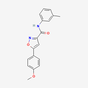 5-(4-methoxyphenyl)-N-(3-methylphenyl)-1,2-oxazole-3-carboxamide