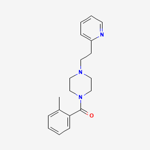 (2-Methylphenyl){4-[2-(pyridin-2-yl)ethyl]piperazin-1-yl}methanone