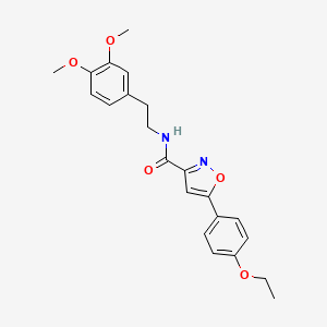 N-[2-(3,4-dimethoxyphenyl)ethyl]-5-(4-ethoxyphenyl)-1,2-oxazole-3-carboxamide