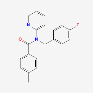 N-(4-fluorobenzyl)-4-methyl-N-(pyridin-2-yl)benzamide