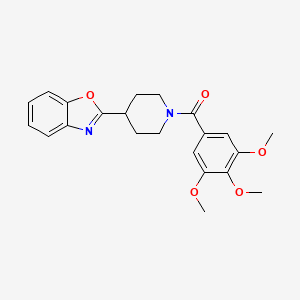 2-[1-(3,4,5-Trimethoxybenzoyl)piperidin-4-yl]-1,3-benzoxazole