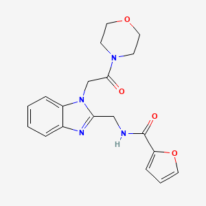 N-({1-[2-(morpholin-4-yl)-2-oxoethyl]-1H-benzimidazol-2-yl}methyl)furan-2-carboxamide